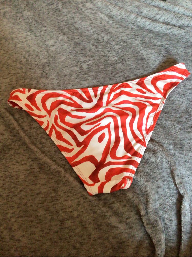 Klasyczny czerwony, biały dół od bikini zebra Primark