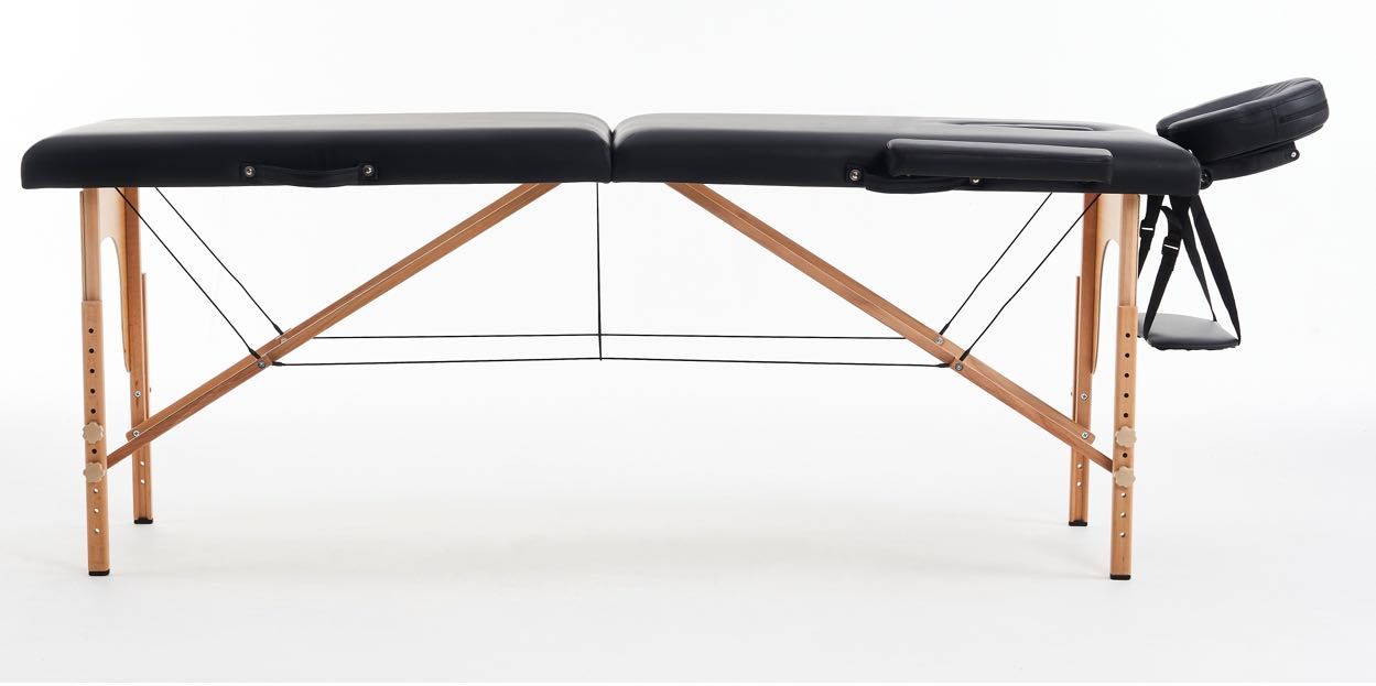 Fotel kosmetyczny łóżko do masażu stół premium drewniany pro