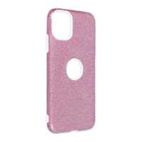 Etui Case Plecki Shining Brokat Iphone 11 Róż + Szkło 9H