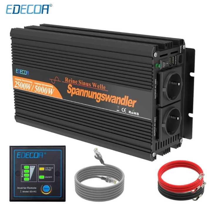 [NOVO] Inversor / Conversor EDECOA 2500W / 5000W [ONDA PURA]