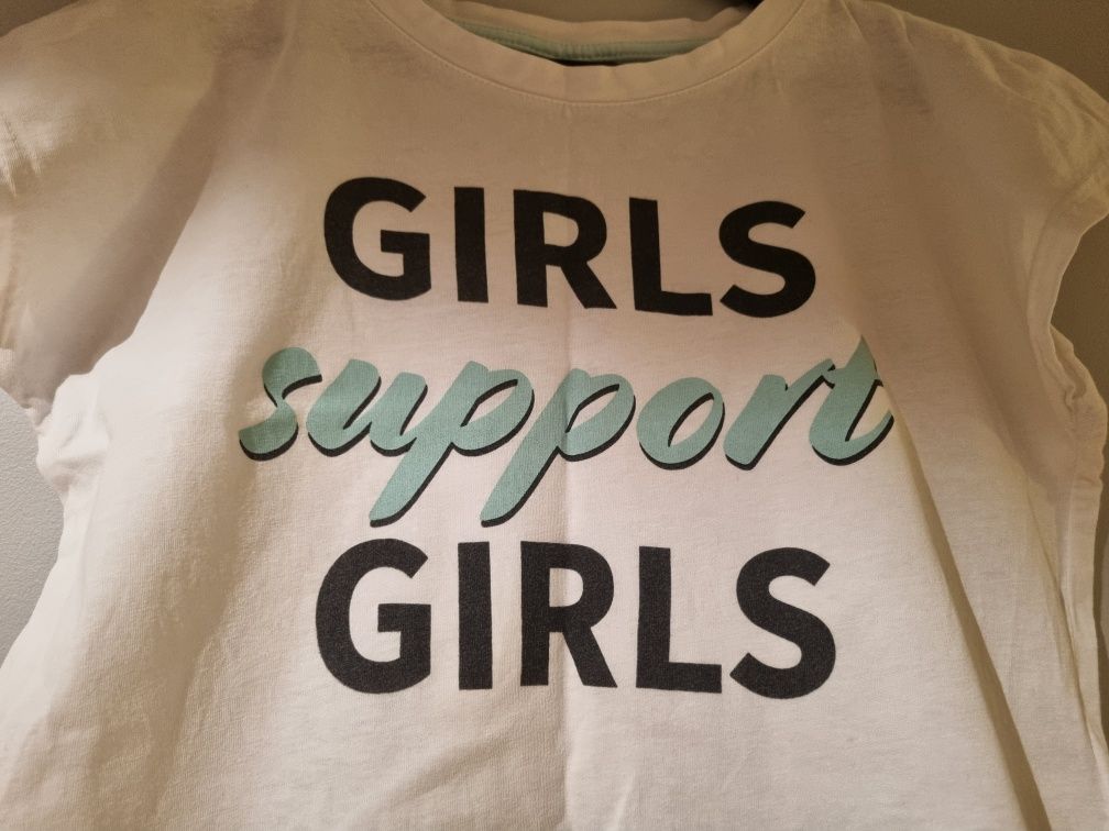 Bluzka 158-164 Page on Young crop top koszulka T-shirt