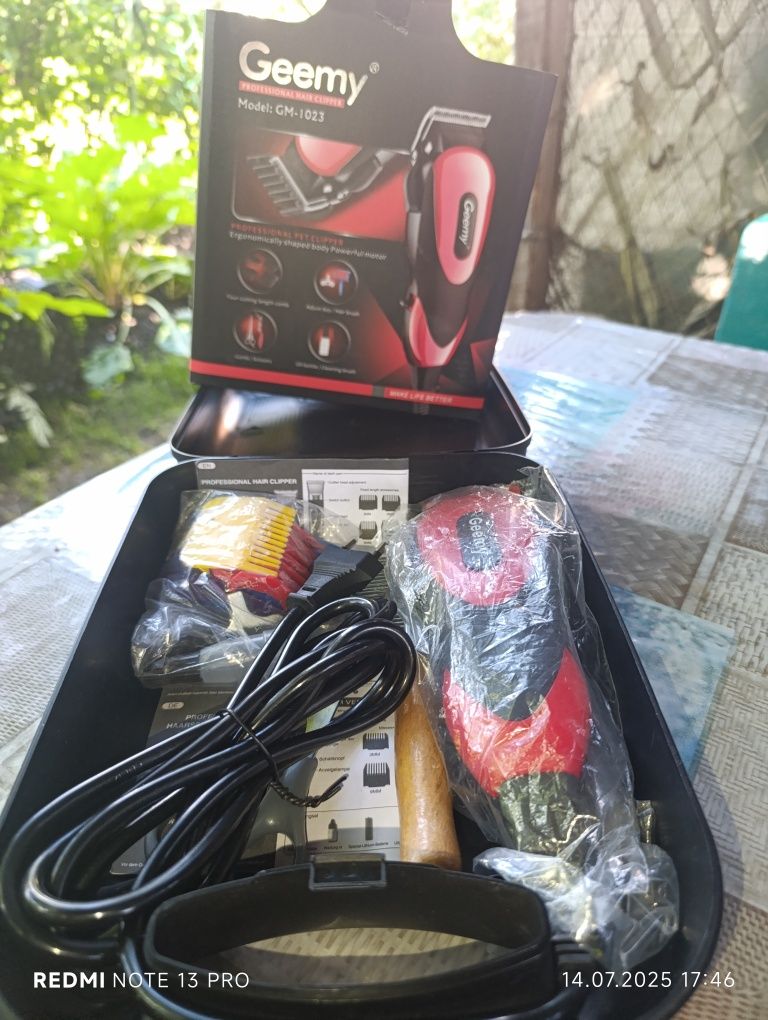 Машинка для стрижки тварин, грумінгу GEEMY GM - 1023