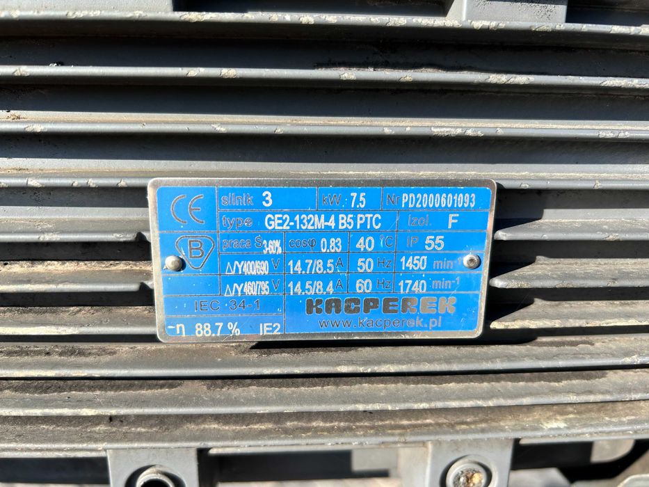 Kruszarka do węgla, dwa taśmociągi w zestawie