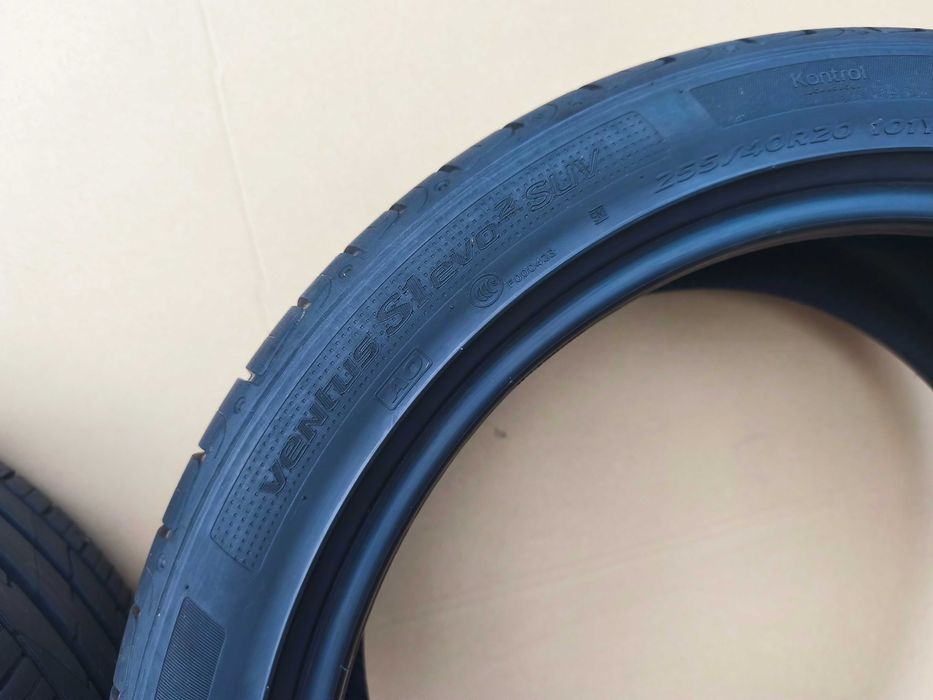 2x OPONY LETNIE 255/40R20 Hankook Ventus S1 Evo2 SUV 101Y XL 6mm 2020r