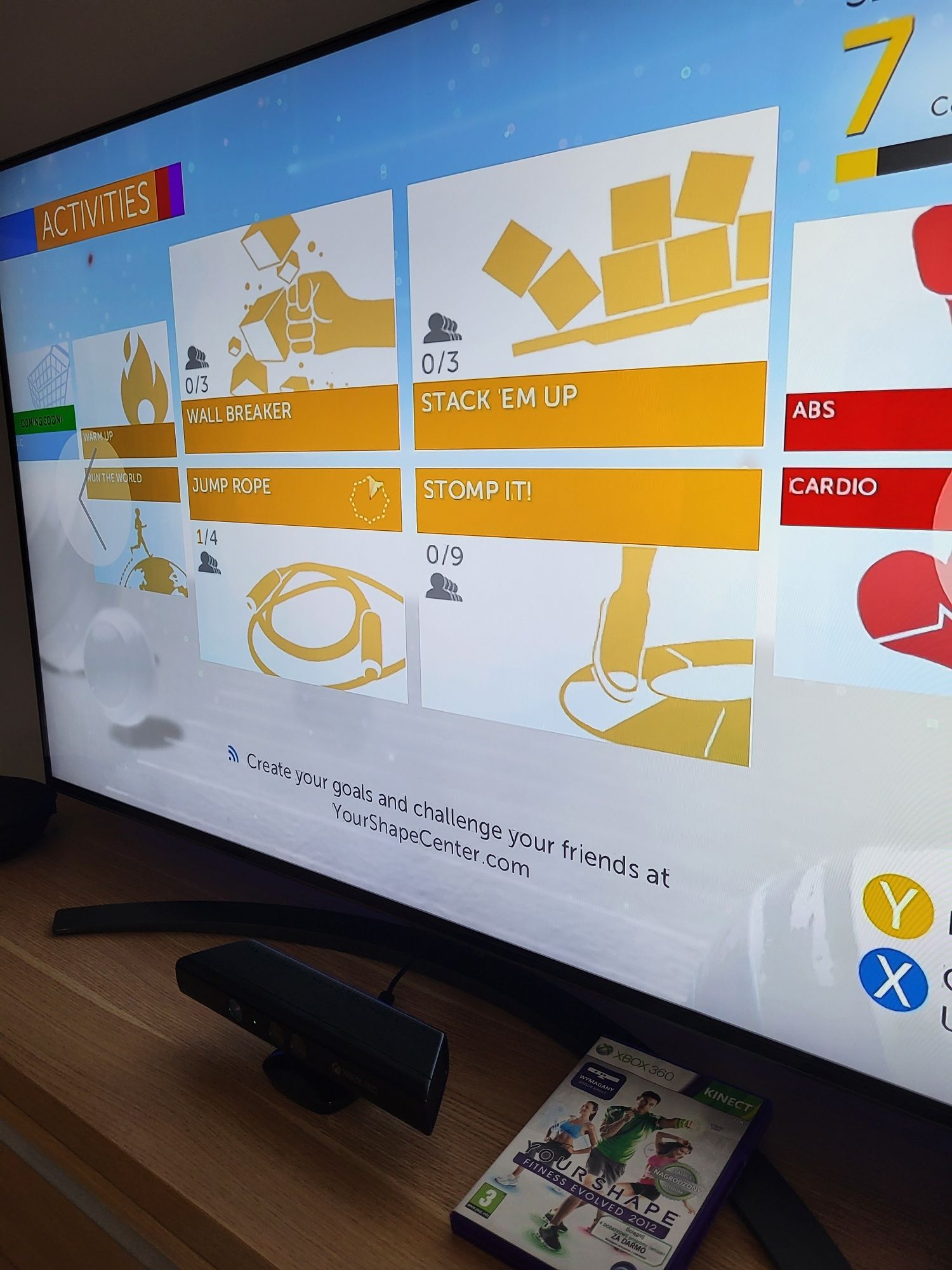 Your Shape Fitness Evolved 2012 gra xbox 360 kinect