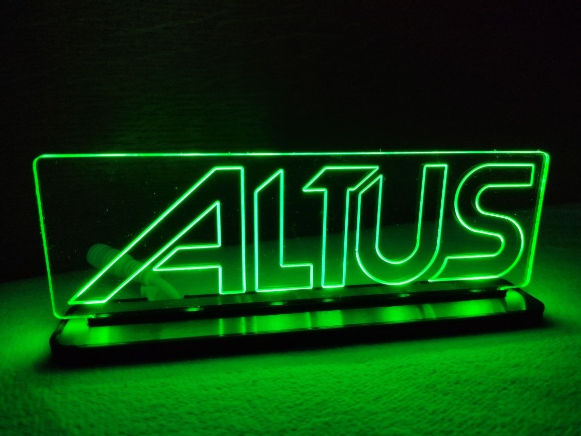 Altus, logo lampka LED