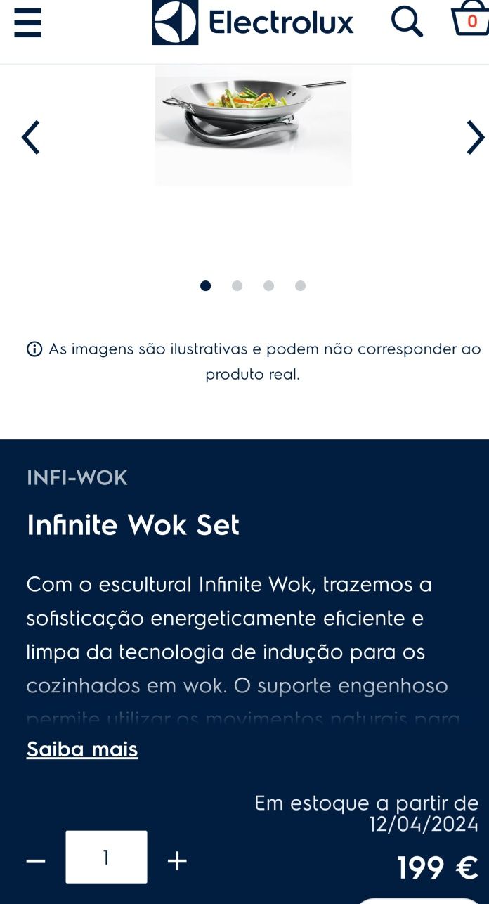 Wok Set Infinity Electrolux