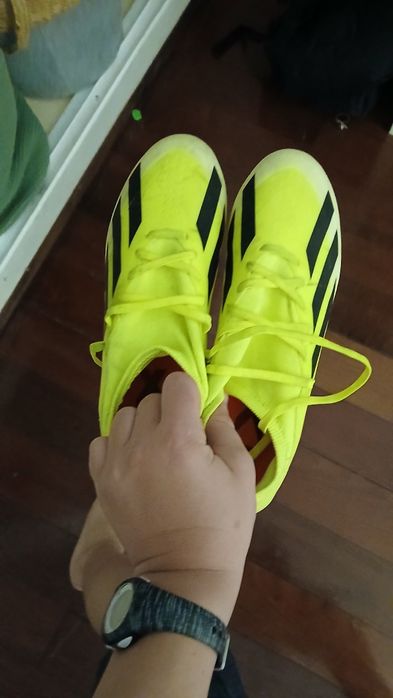 as botas estão em boas condições