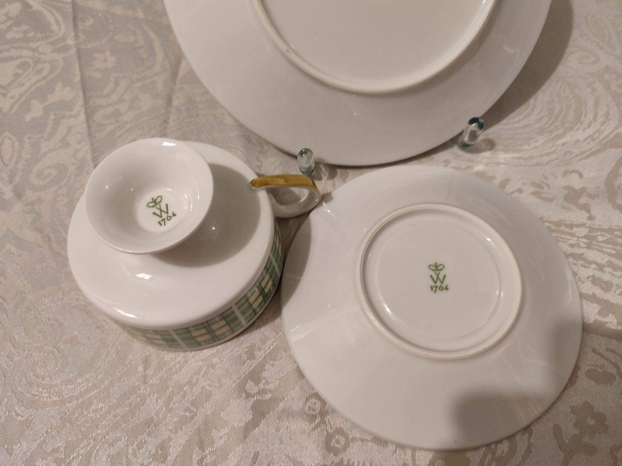 Śliczne trio porcelana Wallendorf