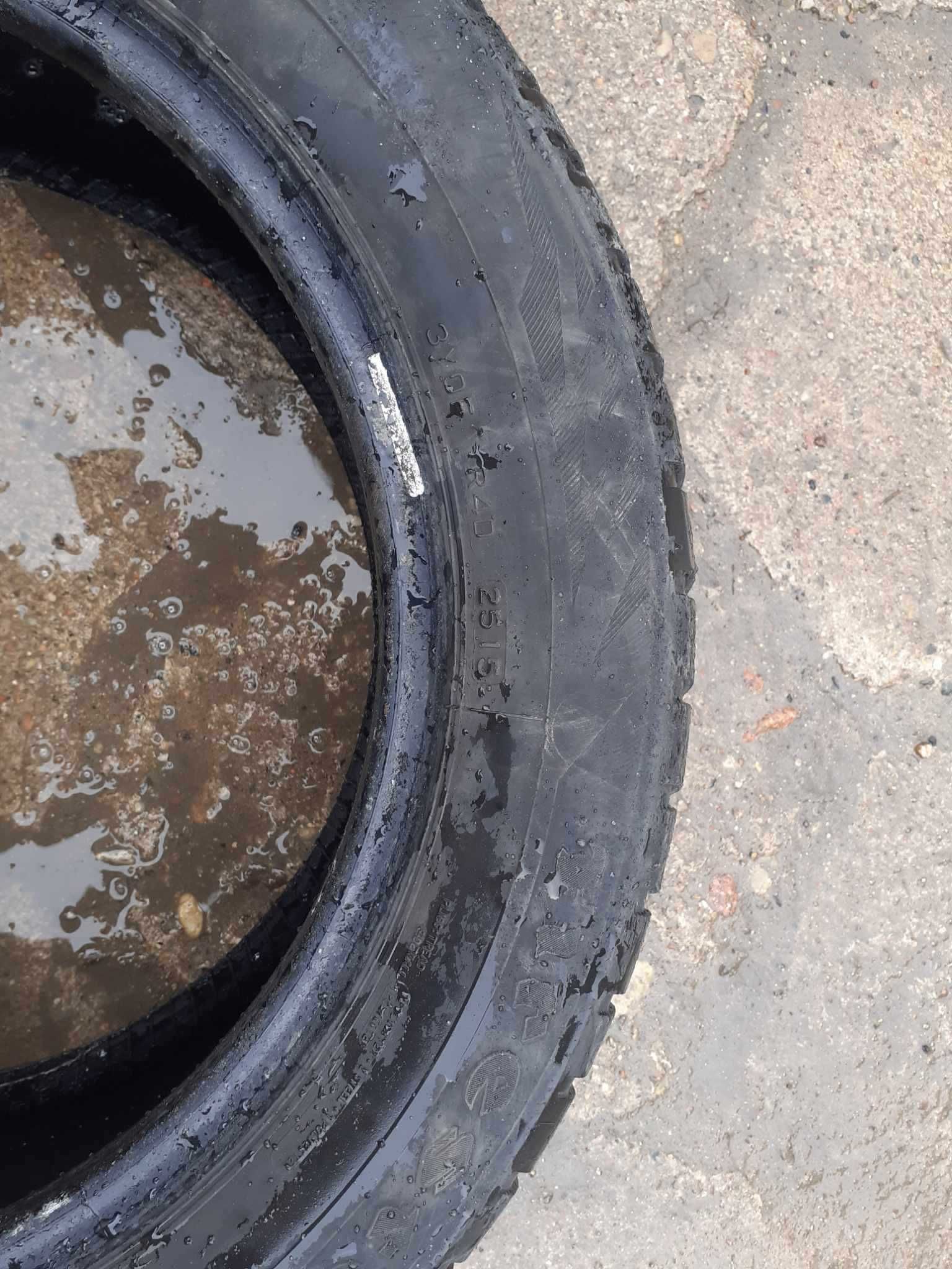 2x używane opony zimowe 205/55 R16 Firestone - 3.5mm- możliwy montaż