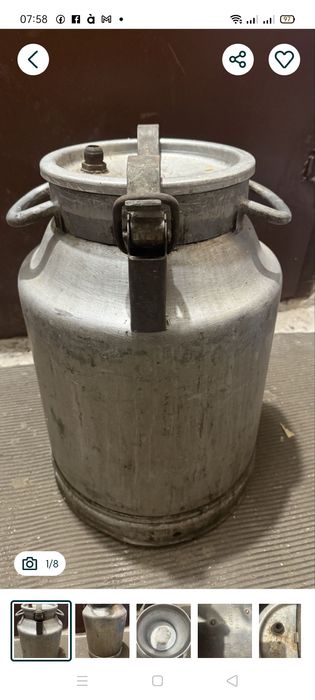 Бидон алюминевый