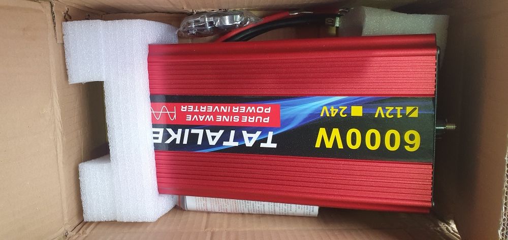 Инвертор 12/220В TATALIKEN 6000w,чистый синус,чиста синусоїда,інвертор