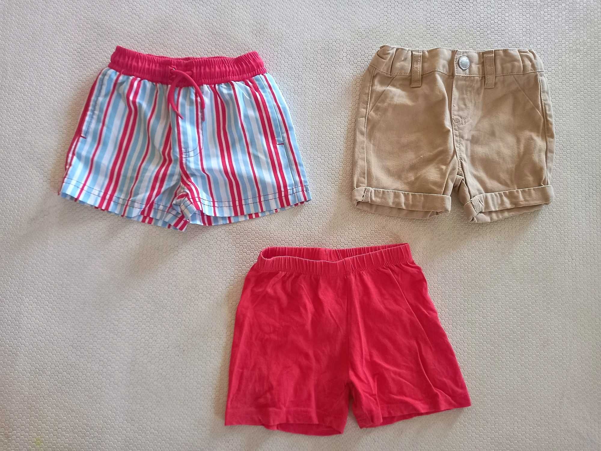 4 calções menino 3 a 6 meses