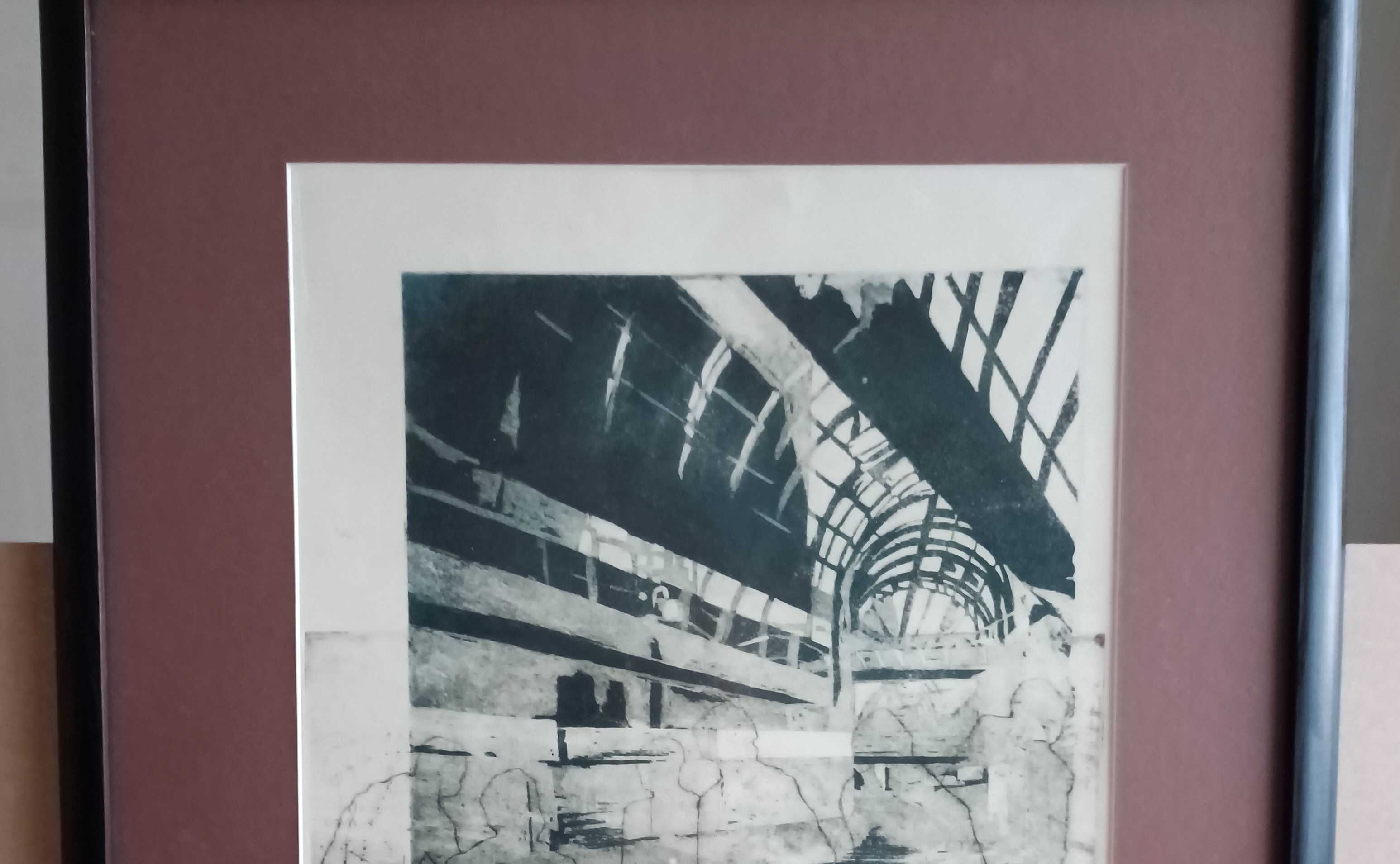 Piękna Akwatinta (grafika) Nr 3 odbitki Brunszwik