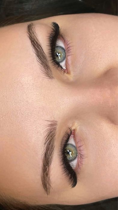 Одесская. Ламинирование ресниц. Наращивание ресниц. Брови