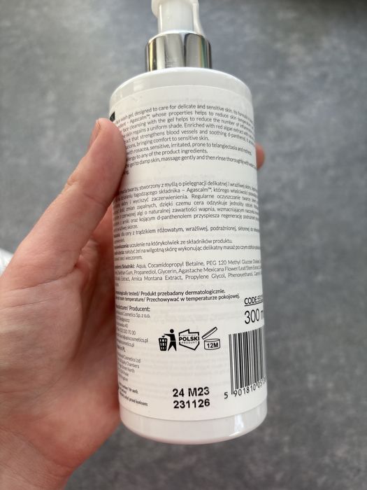 Zestaw żel do mycia twarzy Apis kojąco łagodzacy i Medity krem na noc