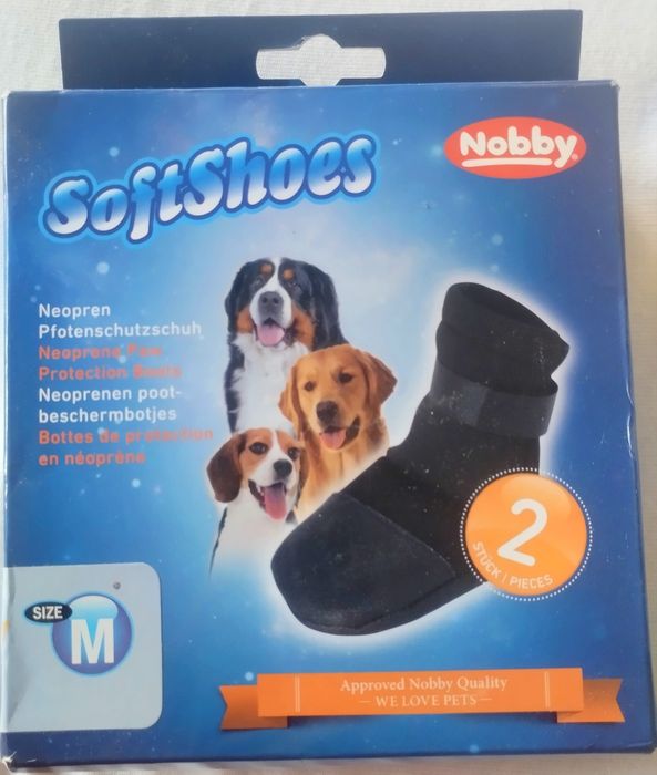 Buty dla psa neoren softshoes rozmiar M czarne