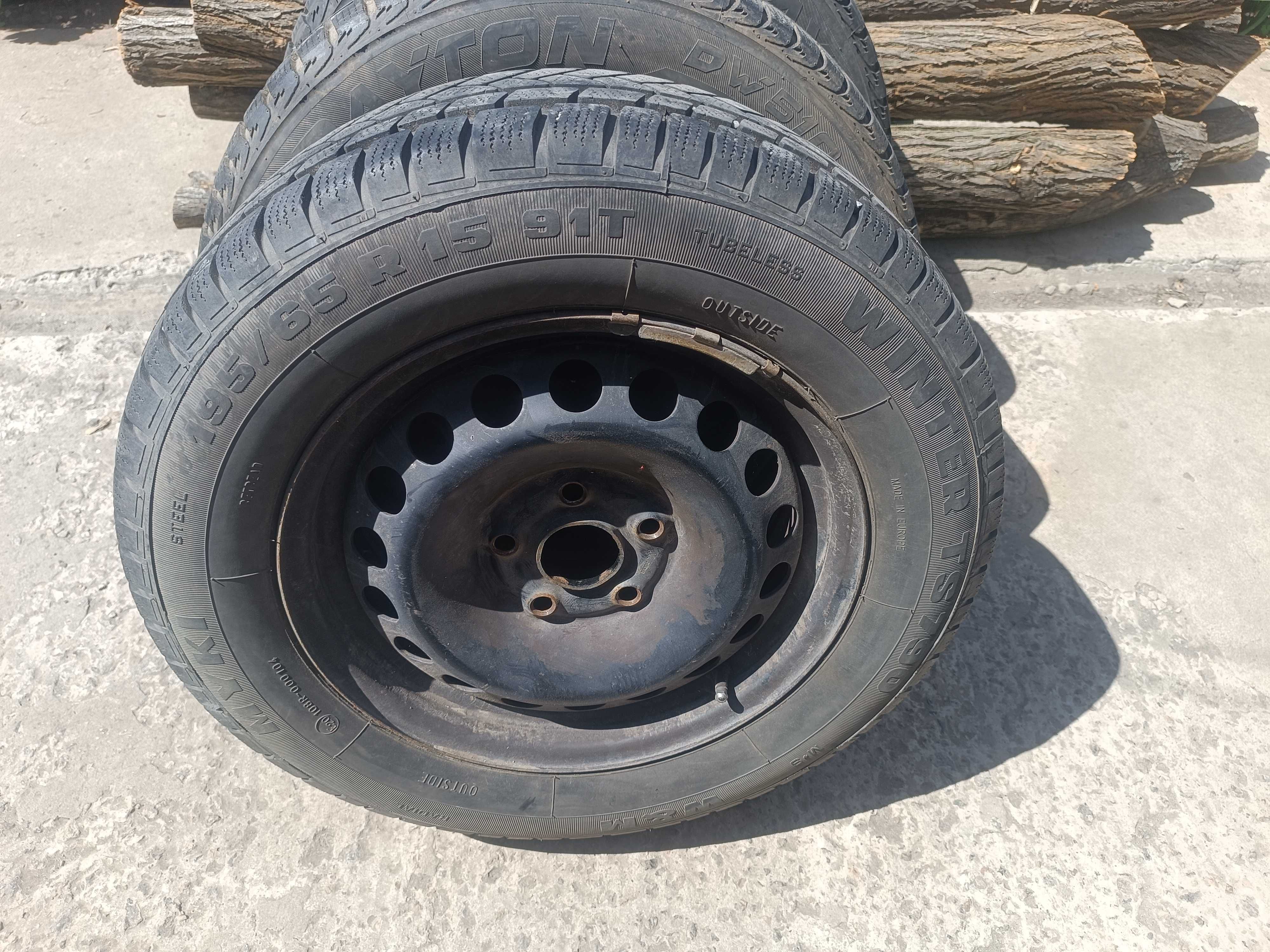 195/65 R15 91T гума зимова MYKI Winter TS790 Poland на дисках 5*112