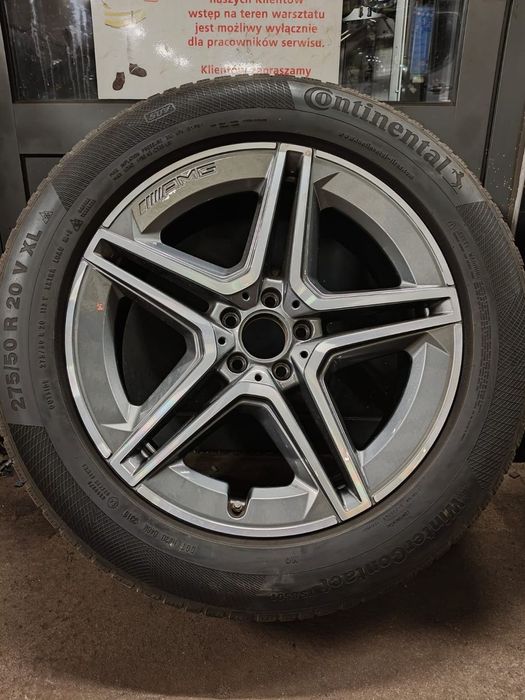 Koła Mercedes GLE (felgi AMG + opony zimowe)