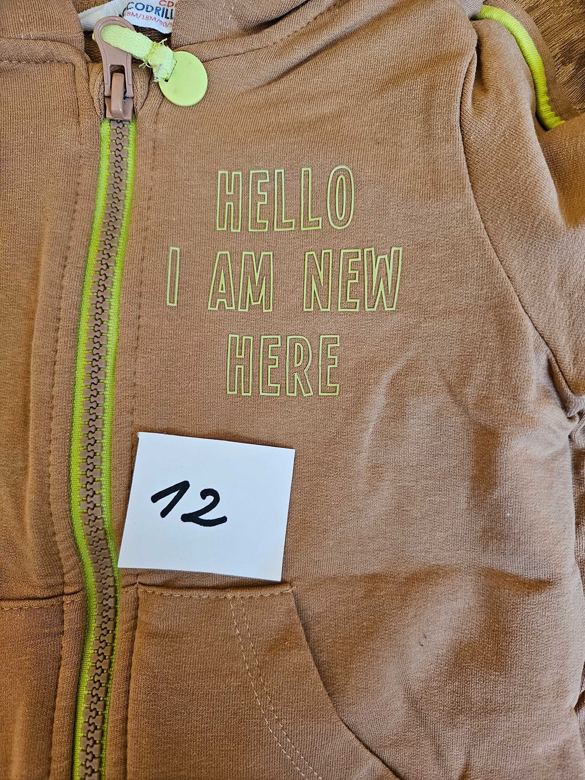 Dres chłopięcy Coccodrillo, spodnie + bluza, rozm. 86