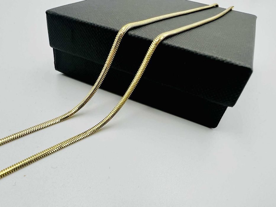 Złoty Łańcuszek Żmijka 585 Cechowany 2,6 mm 45 cm