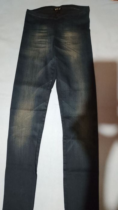 Женские джинсовые лосины