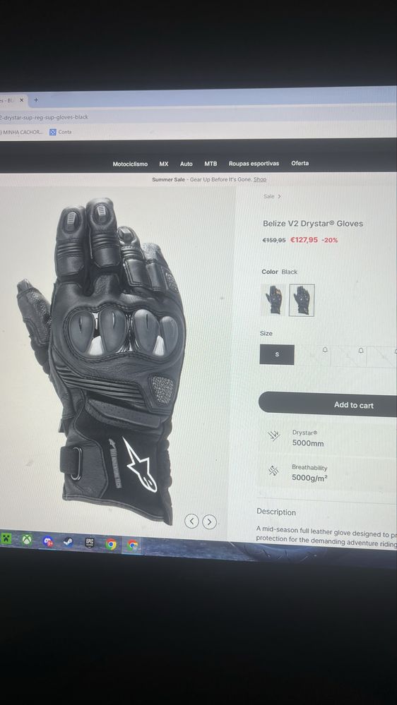 Luvas alpinestars