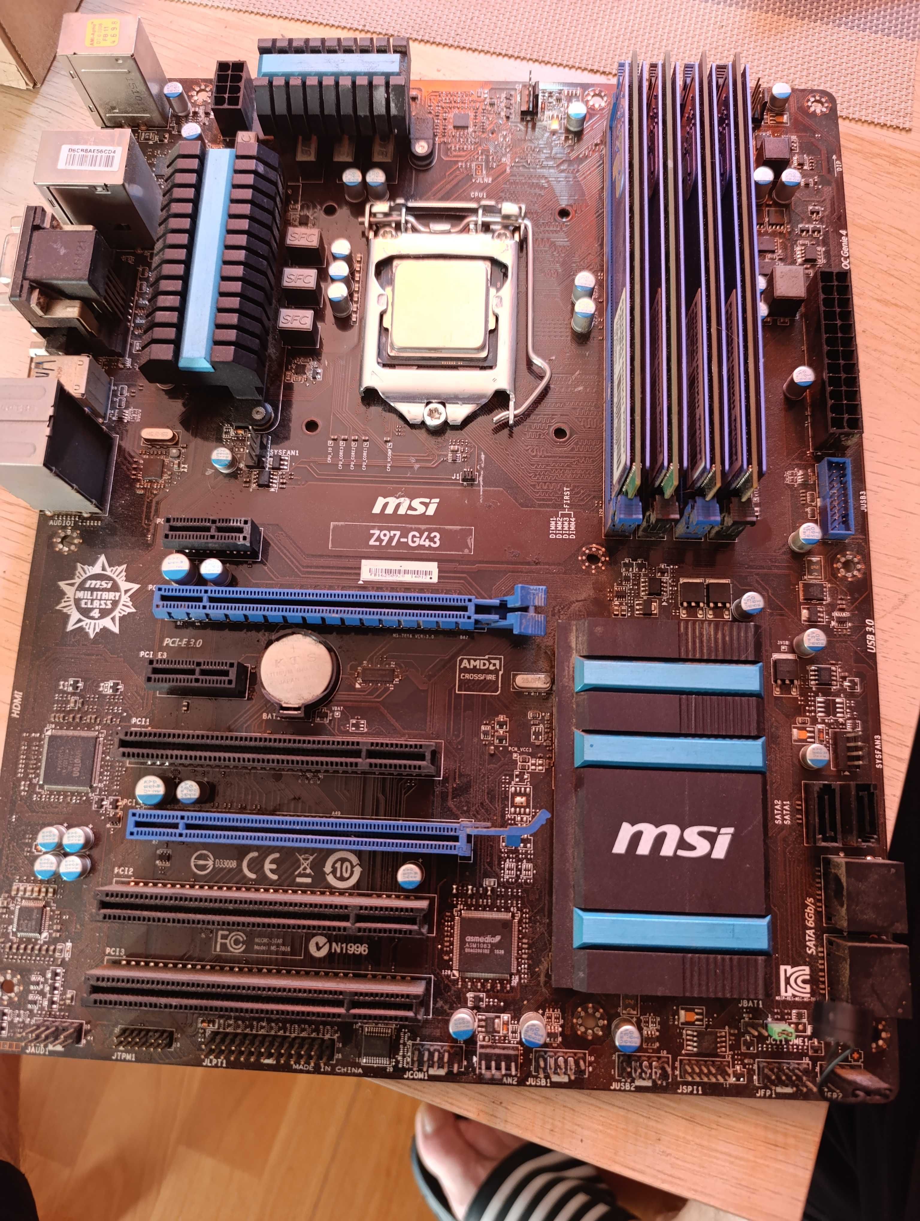 i5 4690K+MSI Z97-G43+16GB DDR3