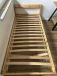 Ikea Neiden 90x200 rama i wklad drewno sosna
