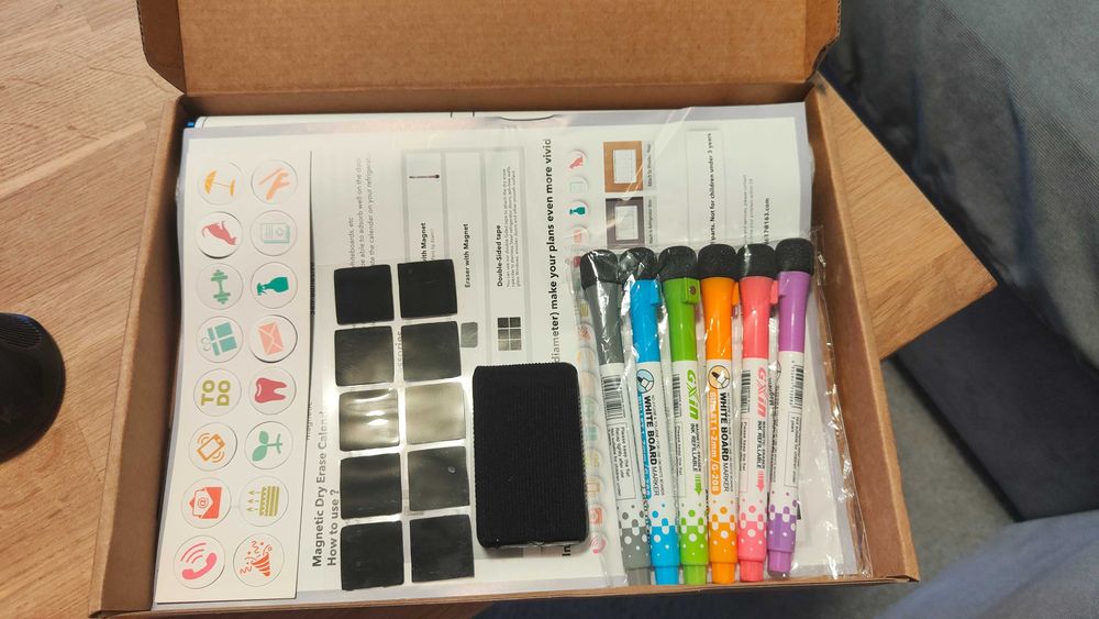 Tablica Magnetyczna 42x28 Cm Po Niemiecku Na Lodówkę Do Pisania