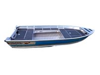 Łódź Aluminiowa wędkarska Kormoran 420 LDF pokład zabudowa B420 4,2M
