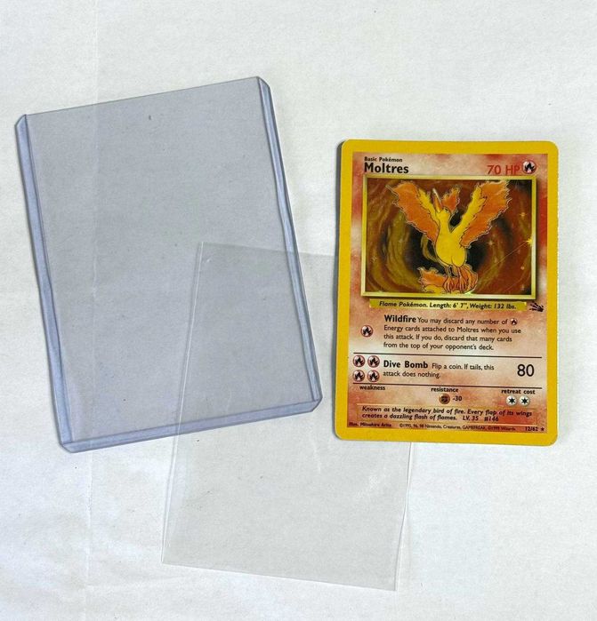 Moltres Holo 12/62 Rare Fossil Original Pokémon Card TCG - ENG