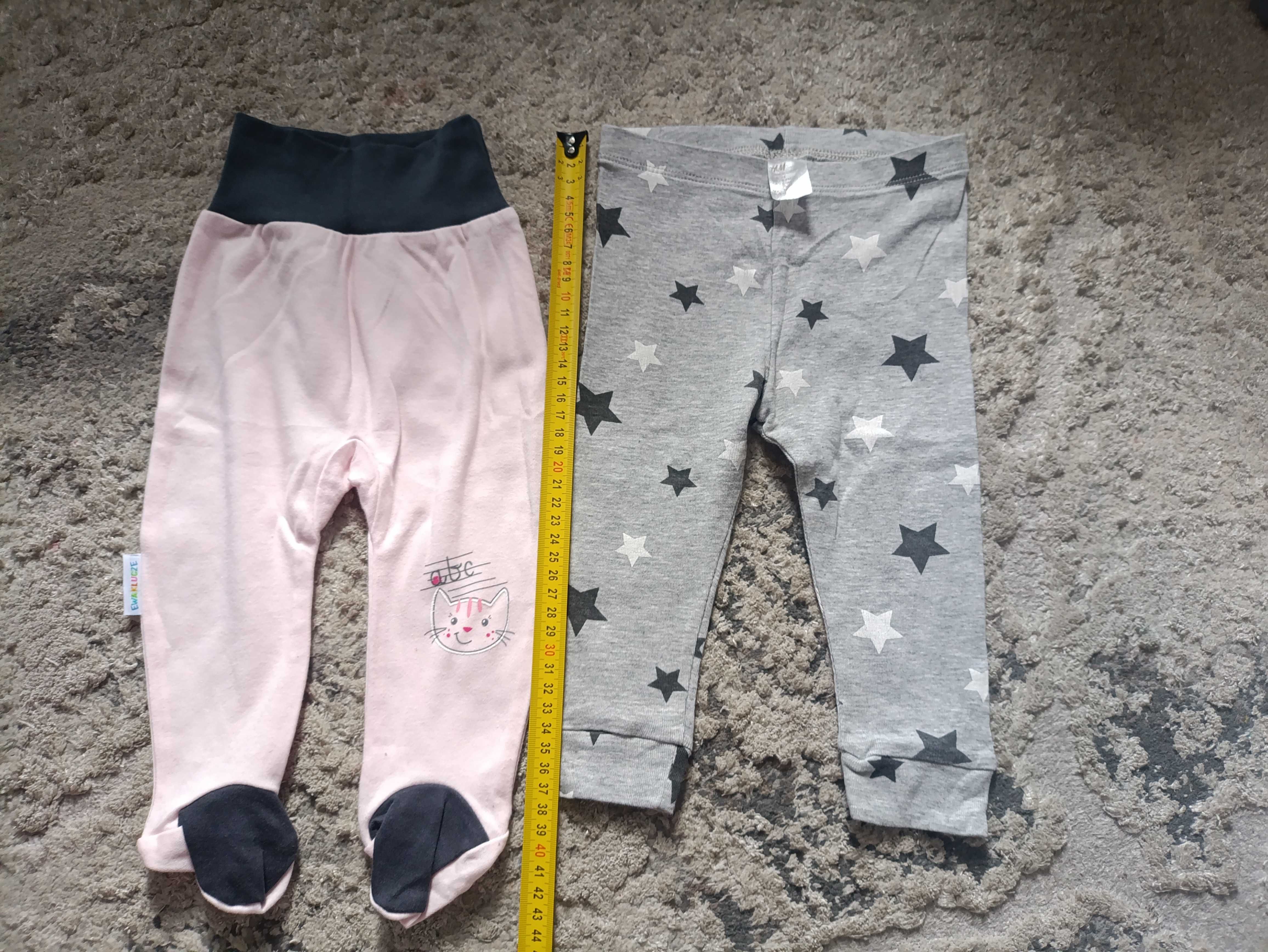 Zestaw ubrań niemowlęcych dla dziewczynki 74 bluza body