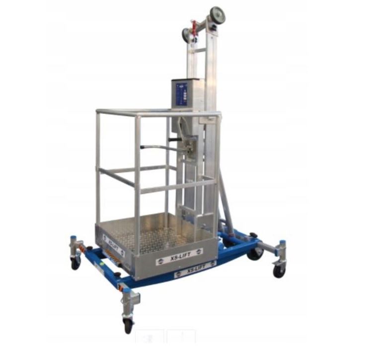 PODNOŚNIK OSOBOWY Zwyżka drabina 4,5m mobilny domowy warsztatowy