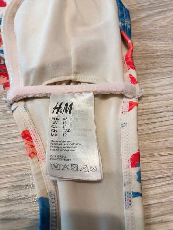 Strój Kąpielowy Dwuczęściowy Bez Ramiączek H&M Rozmiar 42 i 34