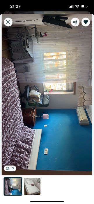 Cama casal esta super nova usada so 20 dias