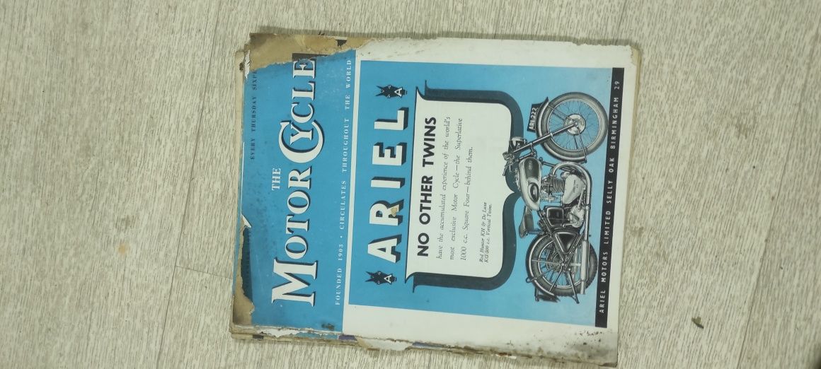 The Motor Cycle czasopismo zabytkowe
