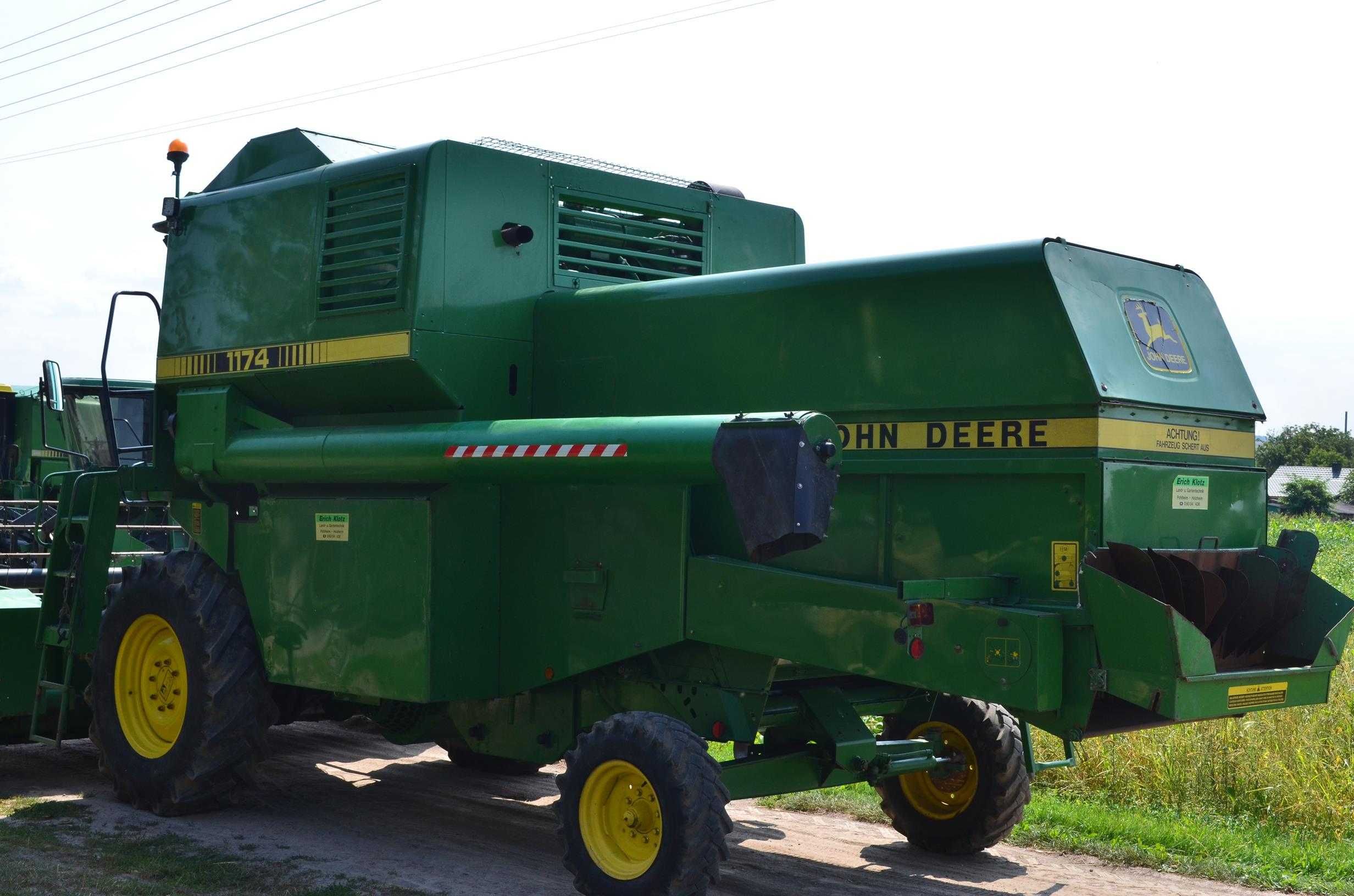 Продам свіжопривезений комбайн John Deere 1174 KLIMA 2700mtg