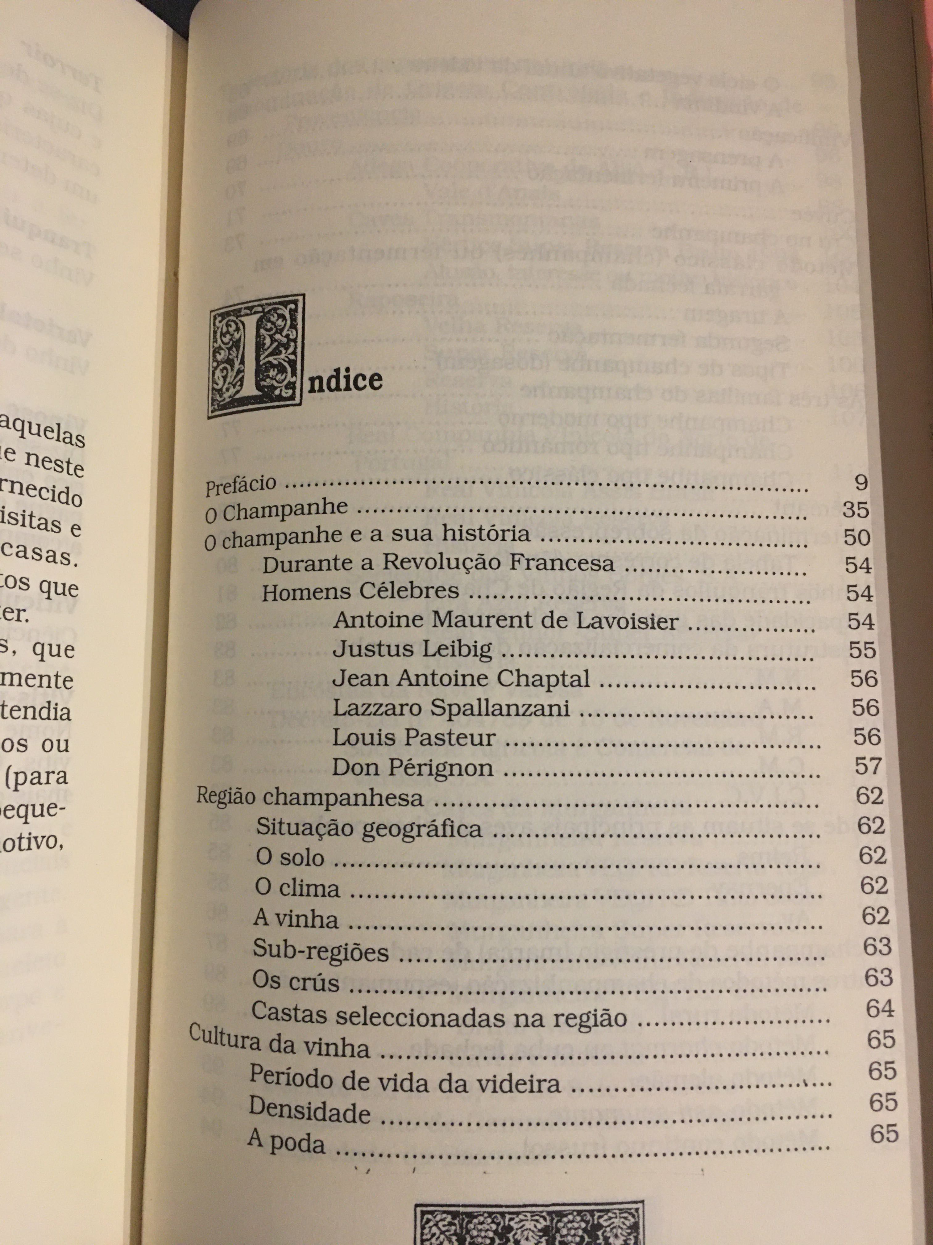 Vinhos de Portugal / O Champanhe e os Espumantes/ A Cerveja