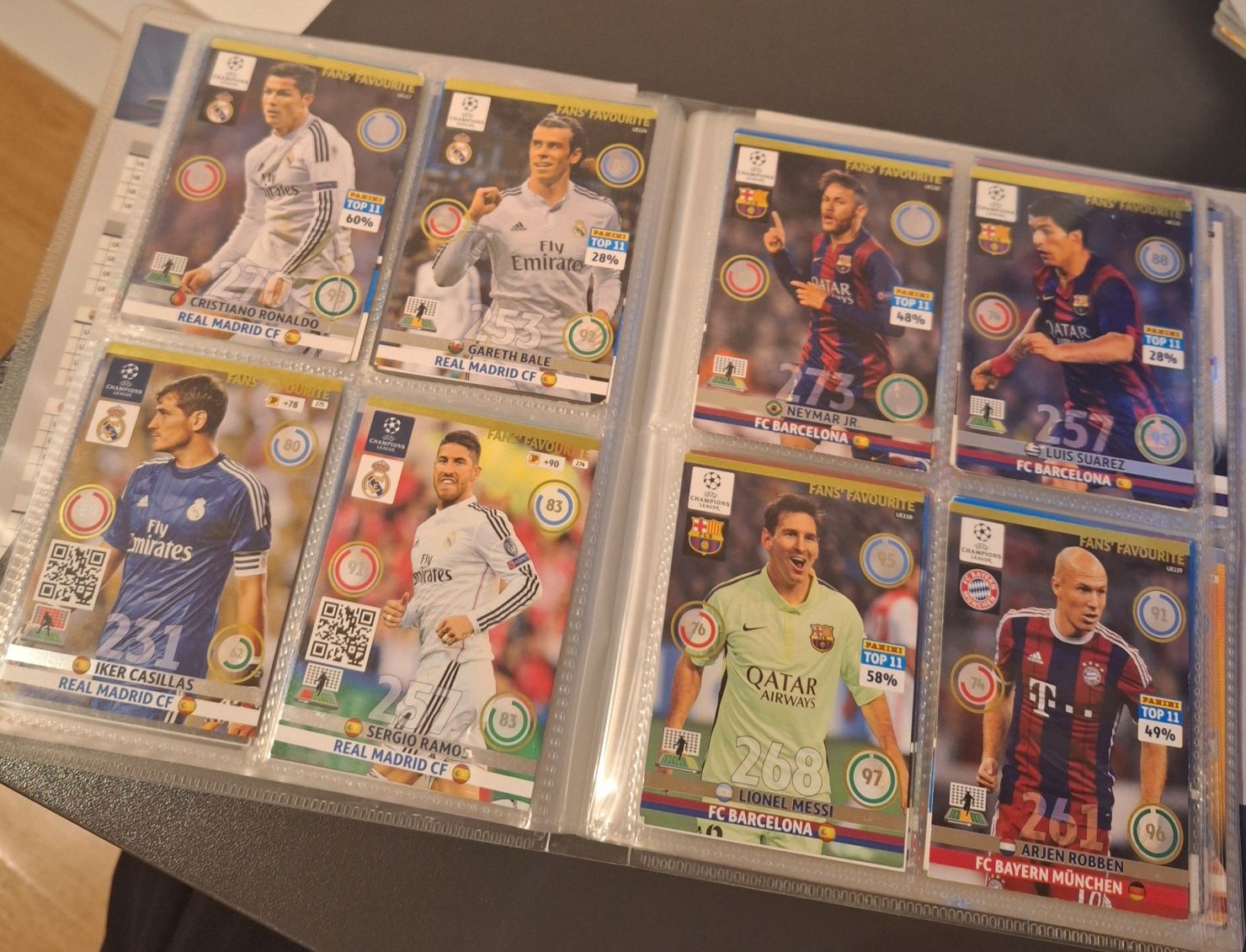 Album Panini Adrenalyn Champions League2014/15 same specjalne