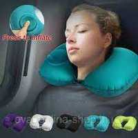 Надувная подушка для путешествий отдыха ортопедическая с насосом