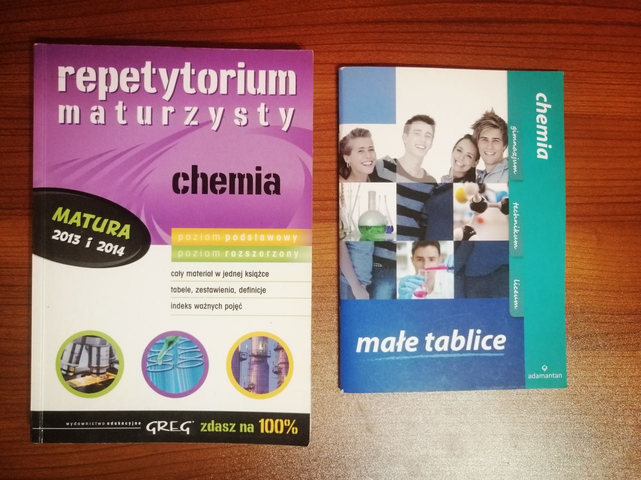 Repetytorium z chemii + małe tablice