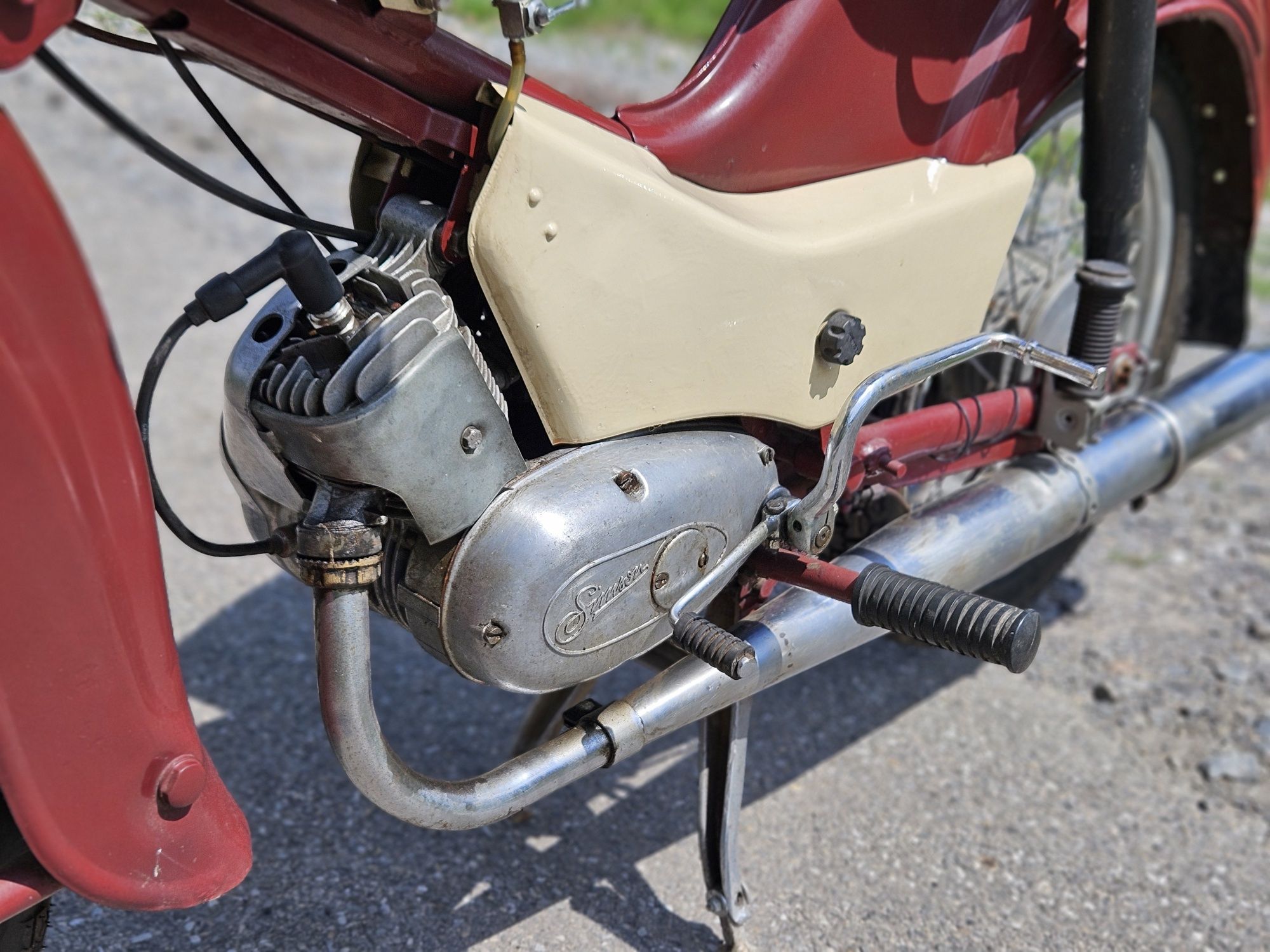 Simson SR4 - 2 Star (szpak) duża motorynka Komar schwalbe kolekcja
