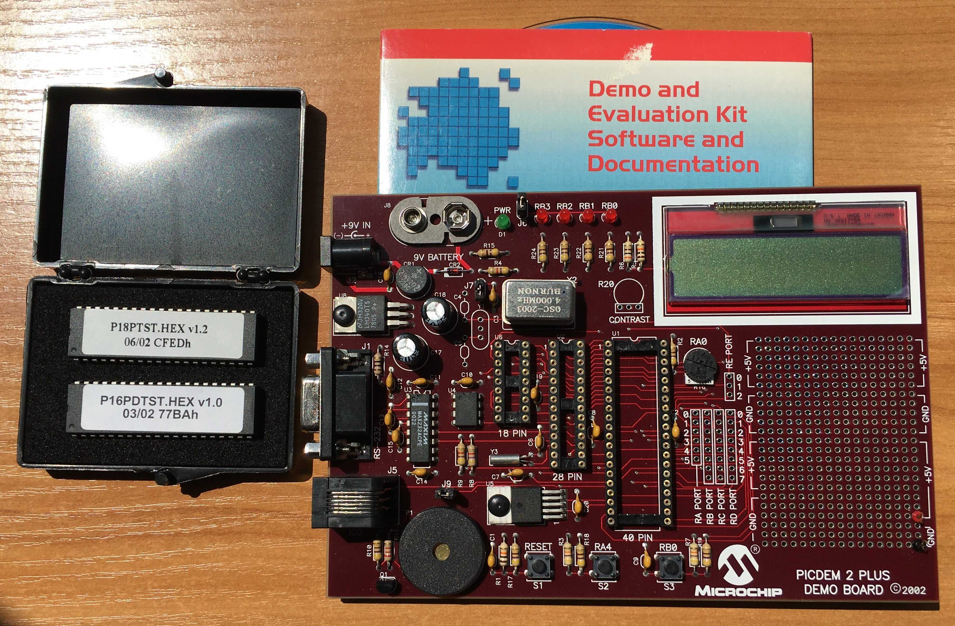 Отладочная плата Microchip Picdem 2 plus demo board