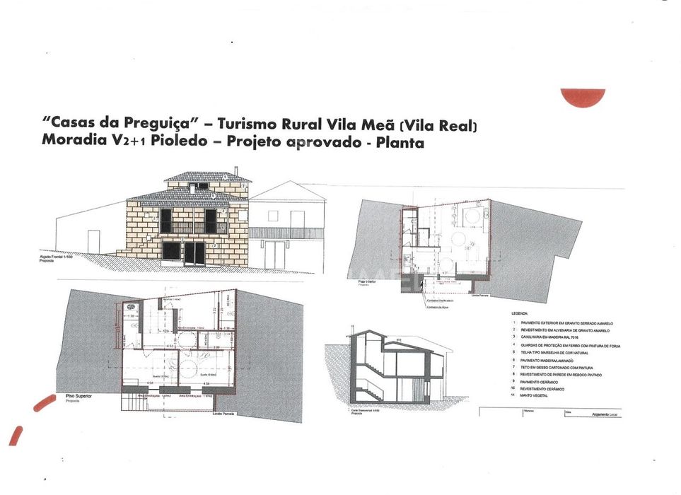 Casa em pedra p/recuperar c/projecto aprovado p/ Alojamento Local