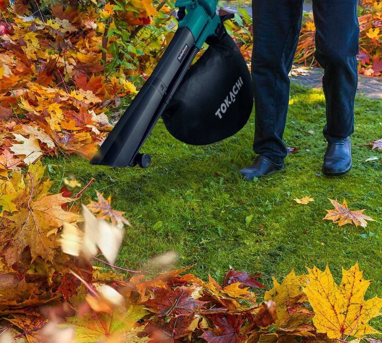 Dmuchawa Elektryczna Do Liści 3500w Ogrodowa 3w1 Rozdrabniacz 45l