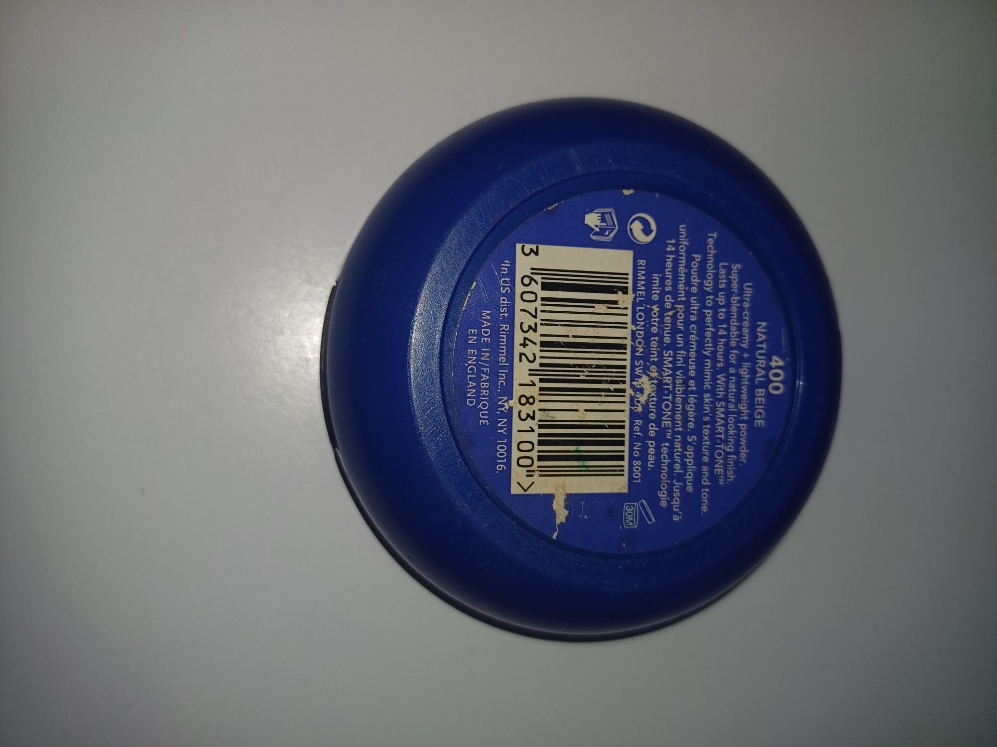 Rimmel London 400 natural beige puder w kompakcie