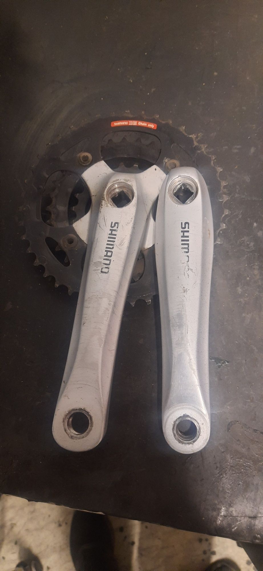 Mechanizm korbowy na kwadrat shimano Fc m341 3rz