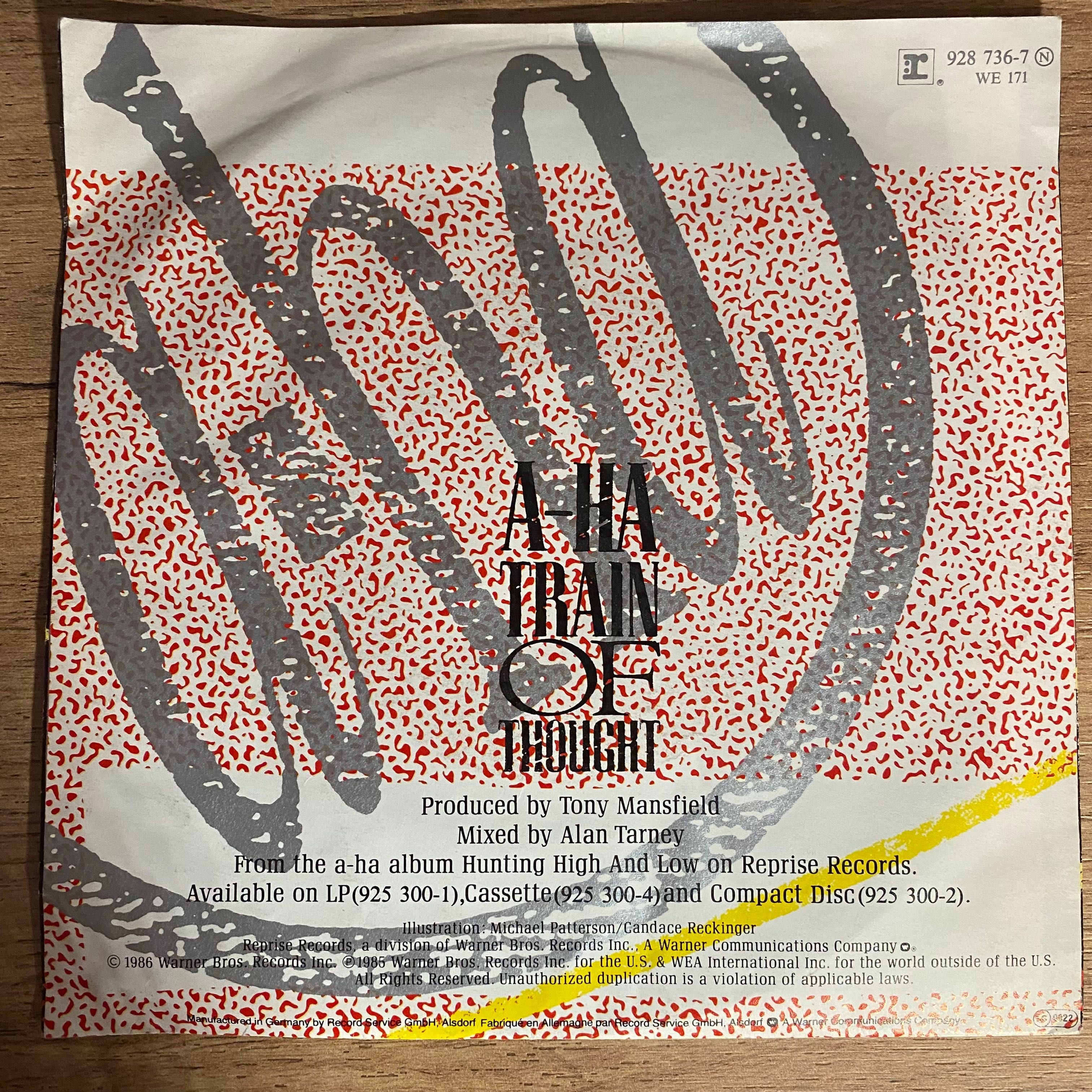 A-Ha - Train Of Thought / And You Tell Me - Winyl SP 7" - 1986
