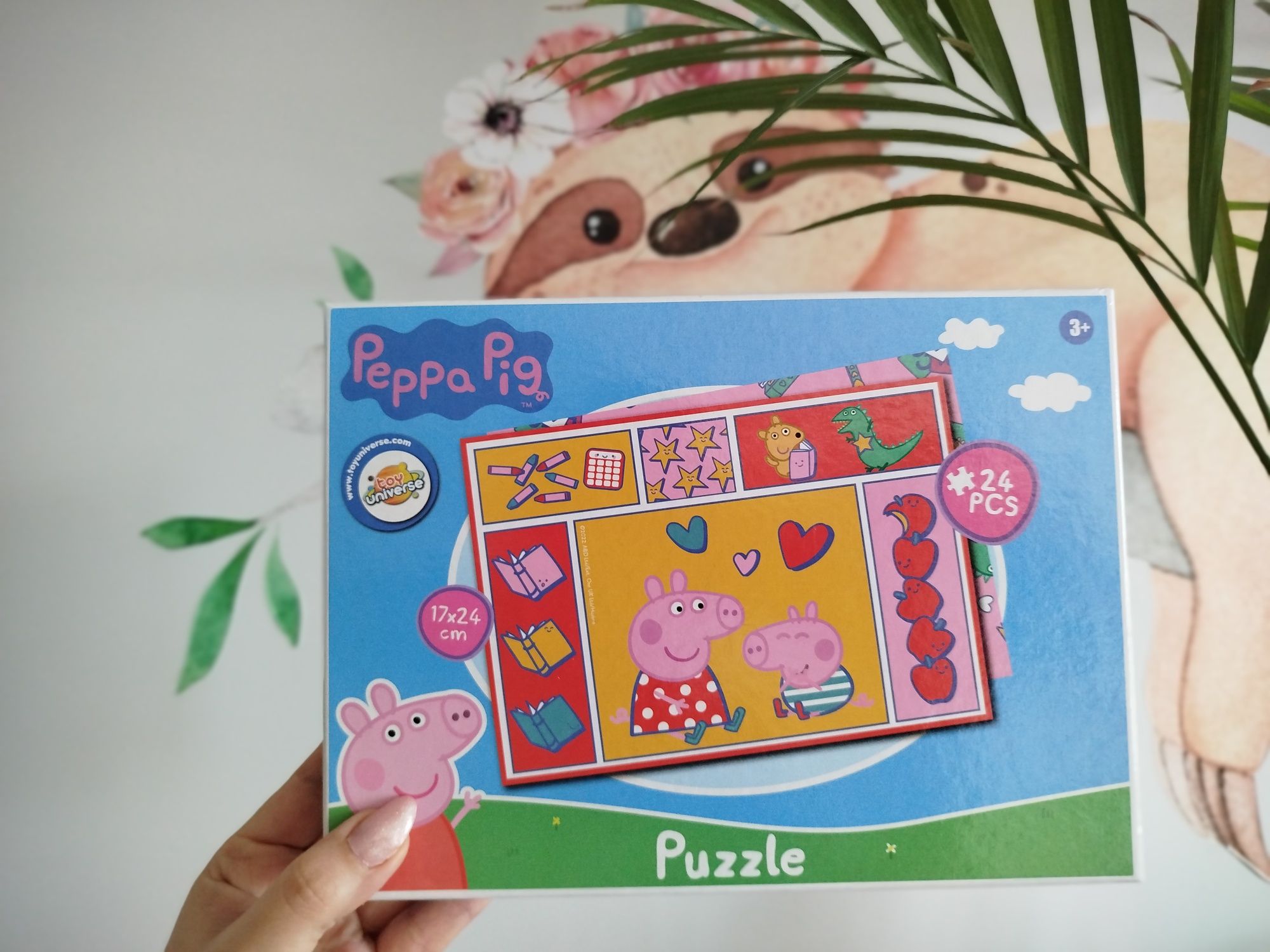 Duży zestaw puzzli